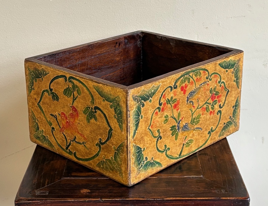OGGETTI, COMPLEMENTI - CONTENITORE TIBET DECORATO - OC-11557
