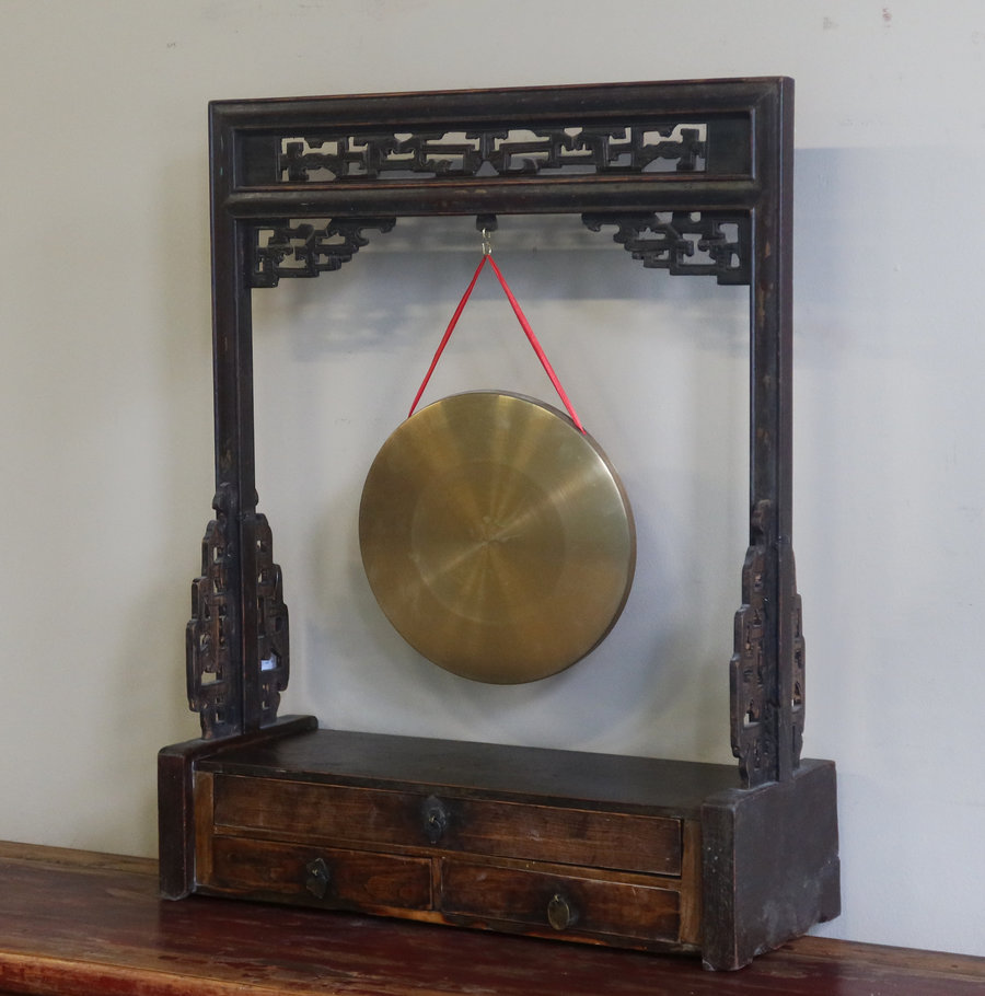 OGGETTI, COMPLEMENTI - GONG CINESE IN LEGNO 3C - OC-11568