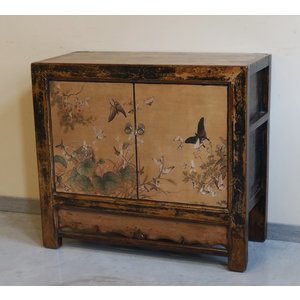 CREDENZINE, STIPI - MADIETTA MONGOLIA DECORO SU TELA - CS-11583