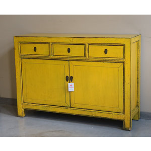 CREDENZE, MADIE - BUFFET GANZU LACCA GIALLA - CM-11601