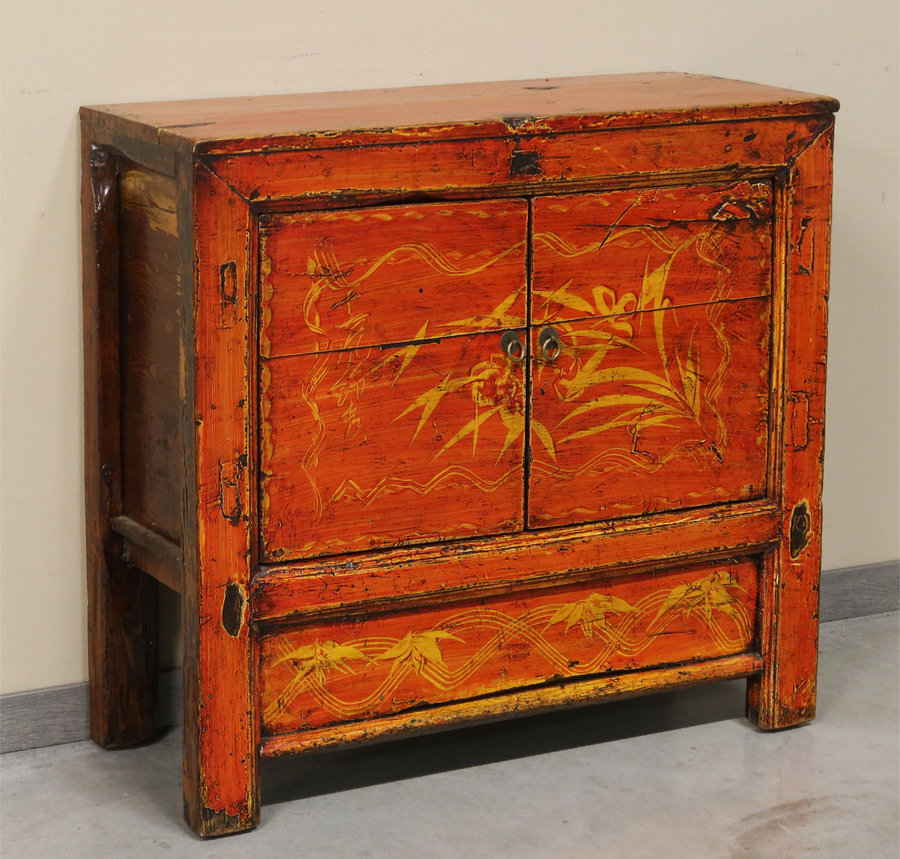 CREDENZINE, STIPI - MADIETTA MONGOLIA 1 PANNELLO DECORATO - CS-11647