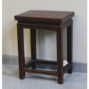 SEDIE, PANCHE - SGABELLO RETTANGOLARE OLMO CINESE - SP-11650