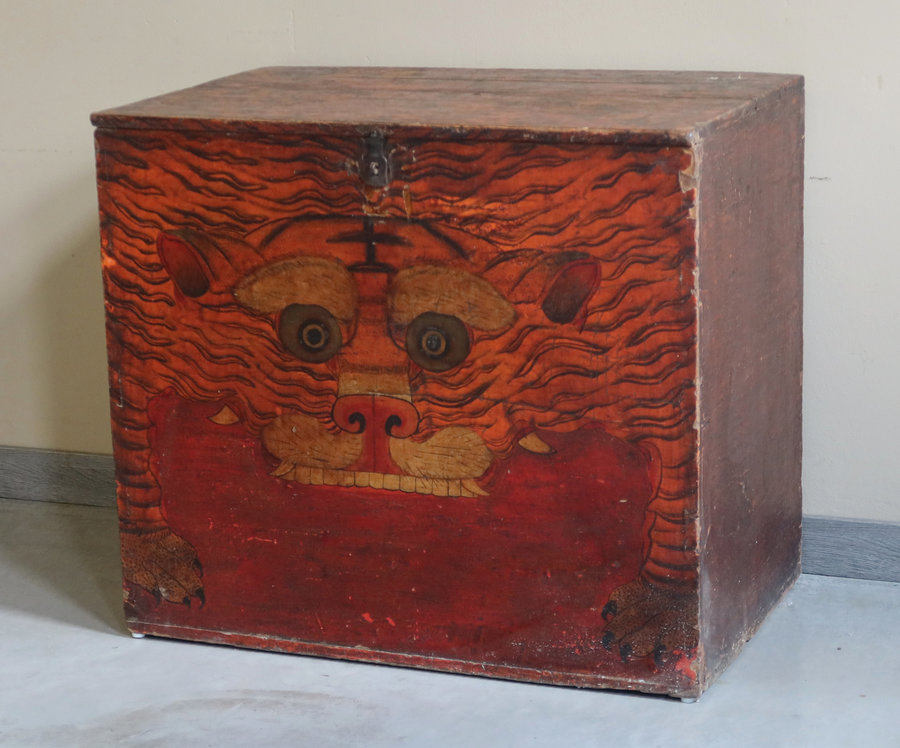 BAULI - BAULE DEL QINGHAI CON DECORO TIGRE - BB-11661