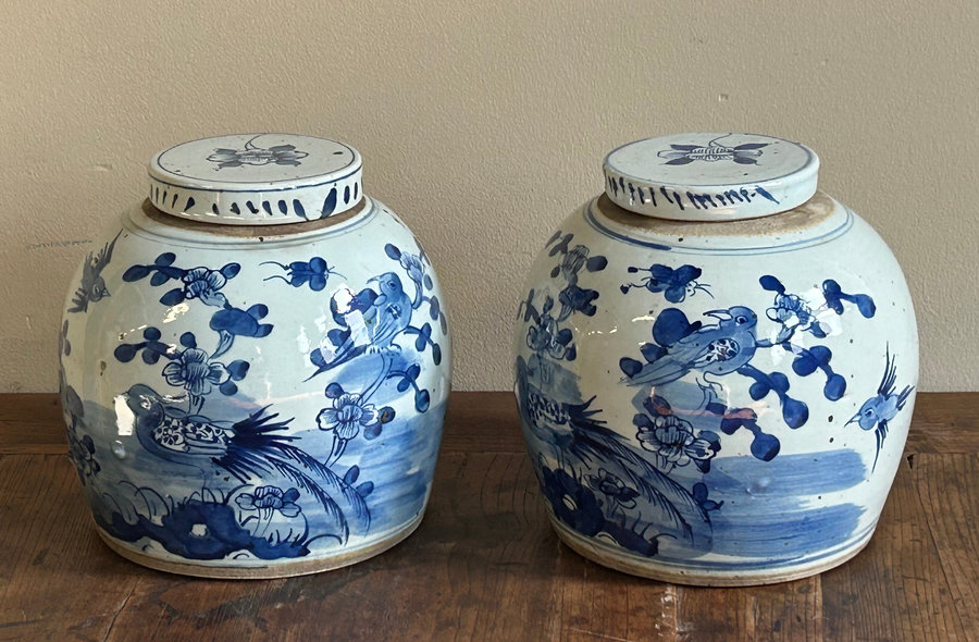 VASI - VASO STONDATO IN CERAMICA DECORATA CON COPERCHIO - VV-11680