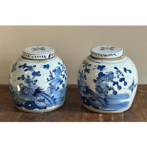 VASI - VASO STONDATO IN CERAMICA DECORATA CON COPERCHIO - VV-11680