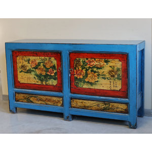 CREDENZE, MADIE - MADIA MONGOLIA 2 PANNELLI DECORATI - CM-11682