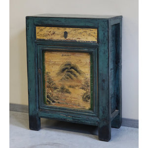 CREDENZINE, STIPI - CREDENZINO DEL GANZU DECORO LIEVE - CS-11717
