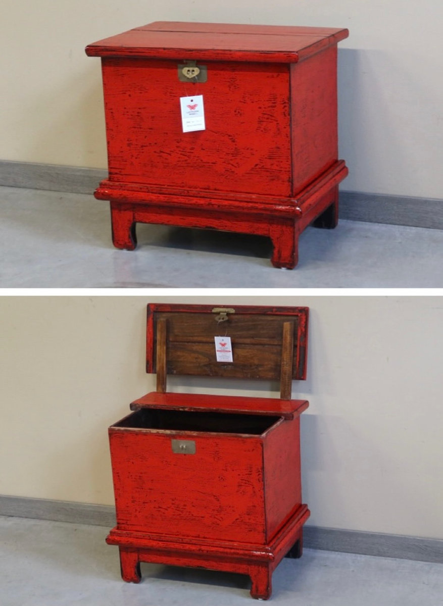 BAULI - MONEYCHEST IN LACCA CON COPERCHIO - BB-11719