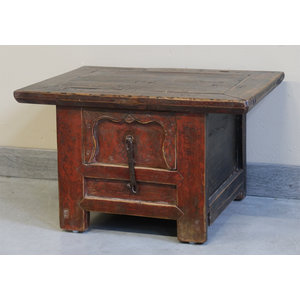 TAVOLI, TAVOLINI BASSI - TAVOLINO OLMO CINESE TOP AGGETTANTE - TT-11725