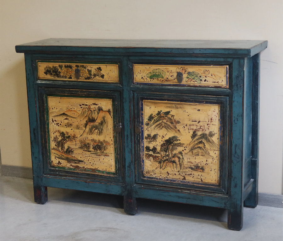 CREDENZE, MADIE - CREDENZA GANZU 2C2P TOP AGGETTANTE - CM-11764