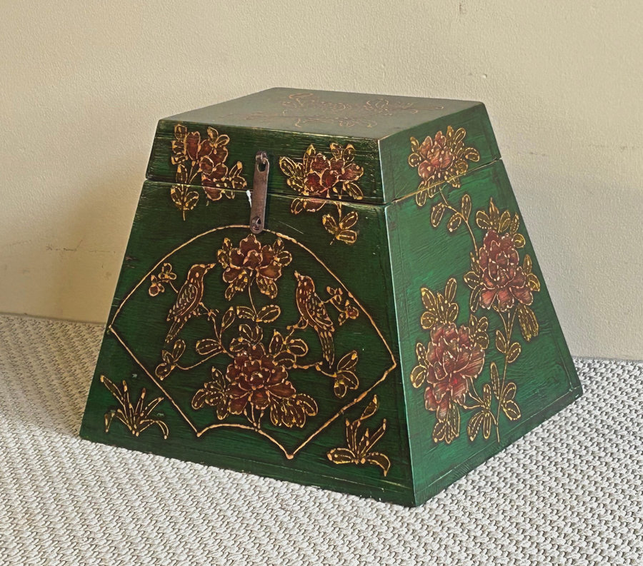 SCATOLE, COFANETTI E BAULETTI - BAULETTO DECORATO TIBETANO - SC-11771